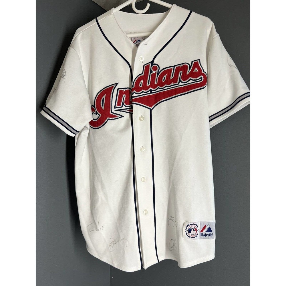 Grady Sizemore Cleveland Indians Signed Jersey Majestic Autographs